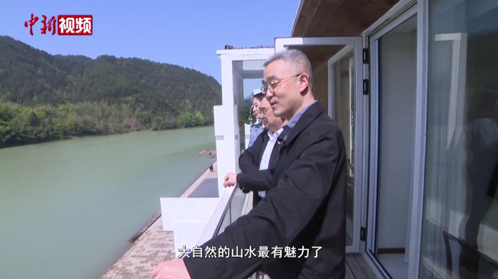 ▲胡海峰2020年在丽水宣传片中出镜