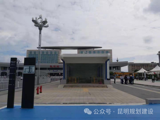 （地铁2号线二期昆明火车站北广场出入口已建成）