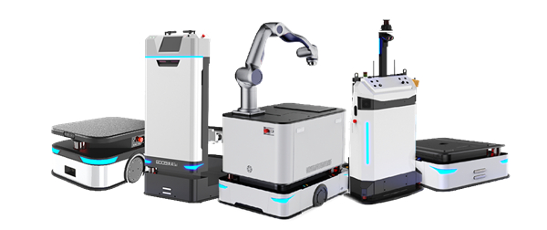 图为灵猴机器人新推出的移动机器人