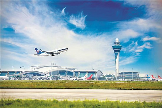 白云机场继续领飞 受访者供图