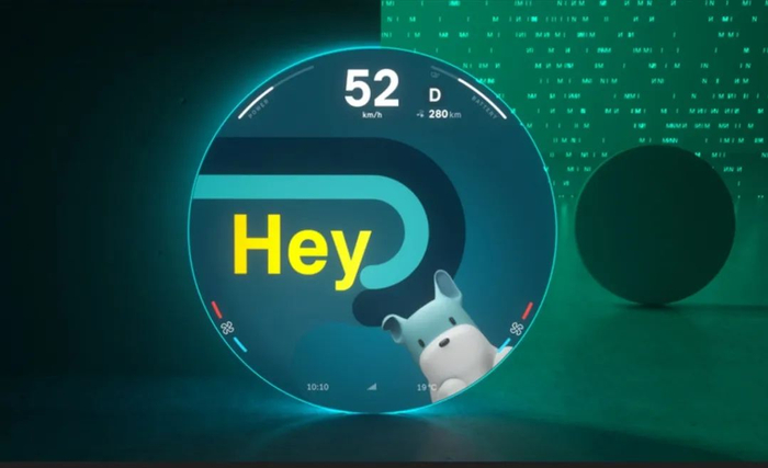 风格化形象的MINI智能个人助理（图片来源：MINI）