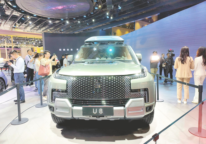 2023上海车展上的仰望U8&nbsp;每经记者 王岩 摄