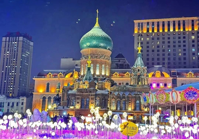 △哈尔滨索菲亚大教堂。拍摄：徐豪