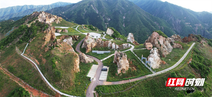 治理后的三十六湾矿区“癞子岭”（郴州市科技局供图）。