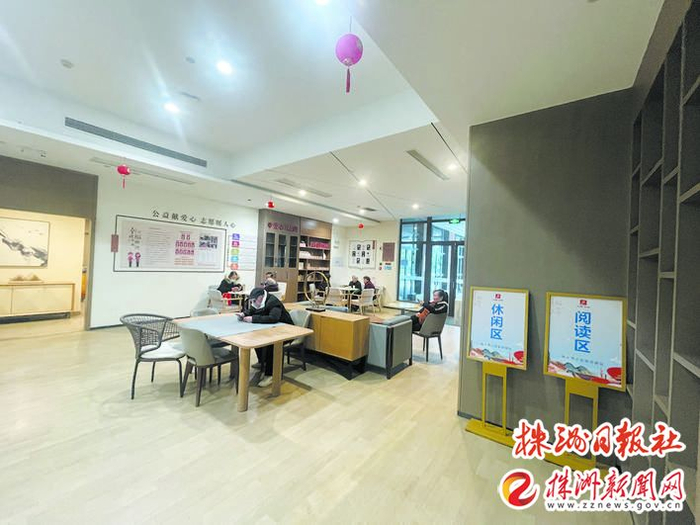 ▲天元区湘水湾小区内的社区服务用房。记者/伍靖雯 摄