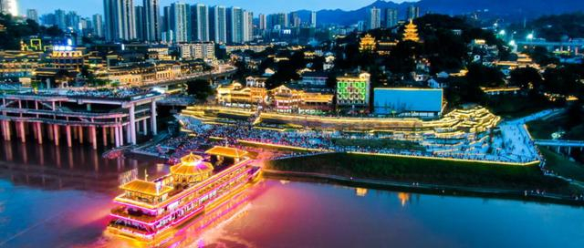 国家4A级旅游景区，重庆磁器口古镇。（嘉陵江文旅联盟供图）