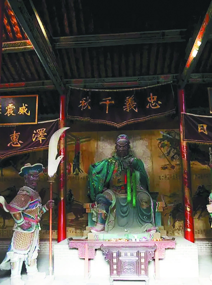     磨刀溪畔曾经的关帝庙（资料图）