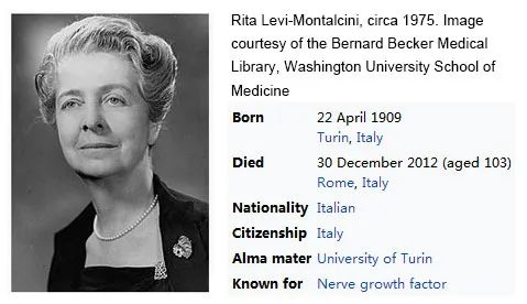 图1：维基百科Levi-Montalcini简介