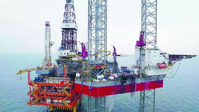 渤海油田的视频截图（视觉中国）