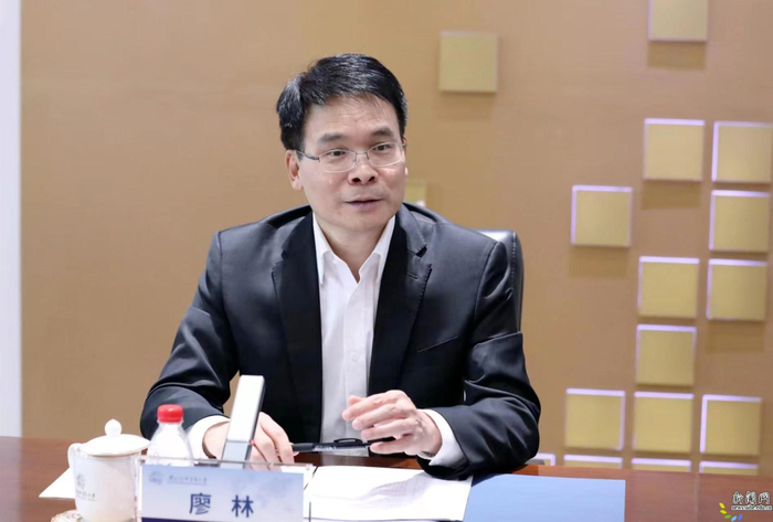 廖林（资料图 来源：对外经贸大学）