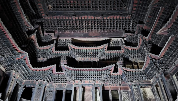 公输堂内天宫楼阁。