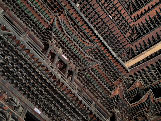 公输堂内天宫楼阁。