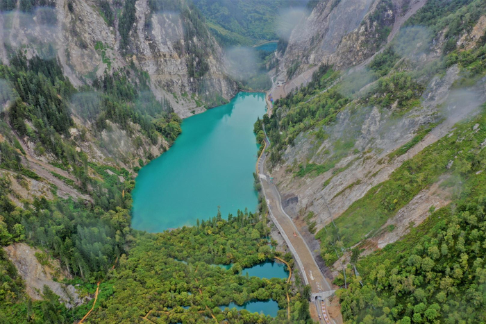 ▲九寨沟景区熊猫海