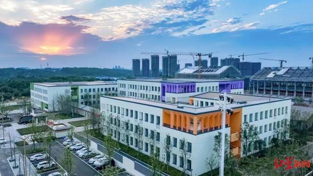 ▲清华附中天府学校一角