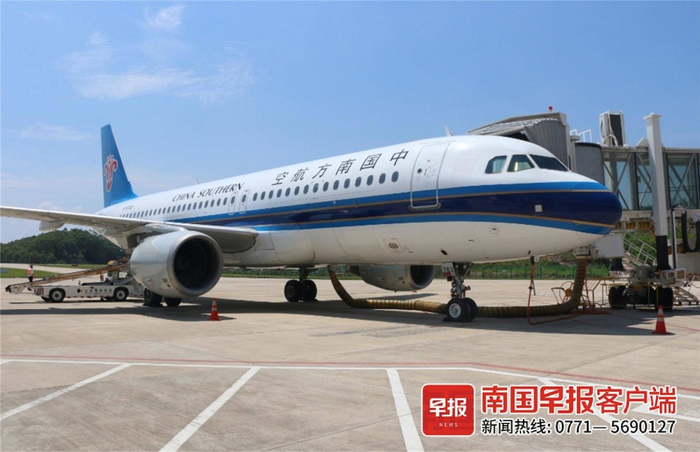 ▲今年春运，南方航空在广西市场计划执行航班近2719班次。 南方航空广西分公司供图