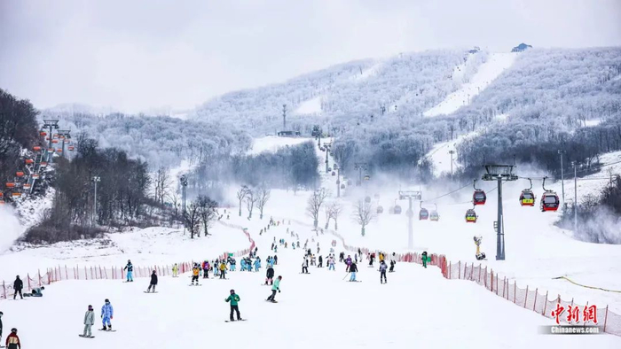 吉林市滑雪场受到不少滑雪爱好者的青睐。吉林市委宣传部/供图