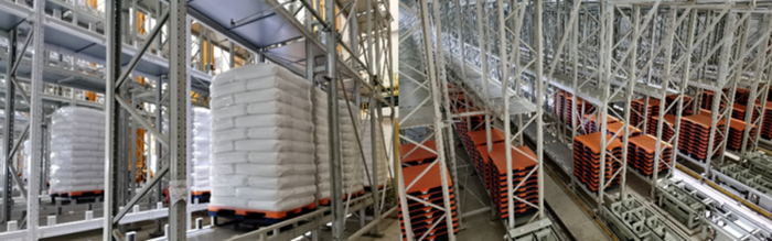 图：乐橘托盘在中科炼化仓储的使用