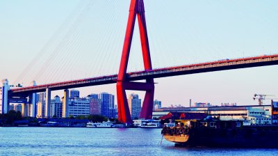     杨浦大桥。