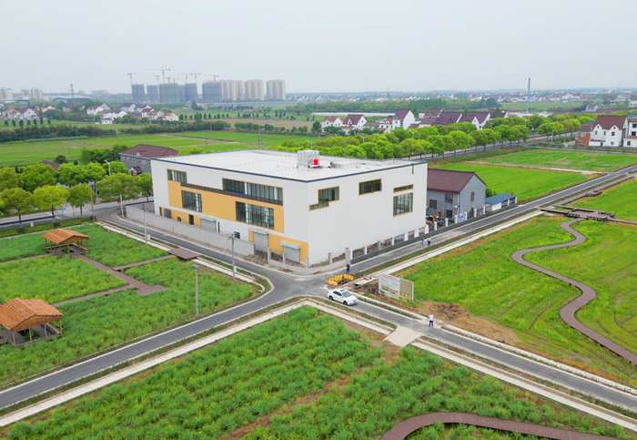 金山区新泾村稻米智慧化加工厂。