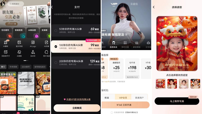 各类盈利模式，图源：时代周报记者制作 