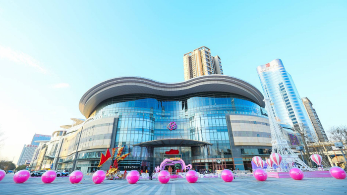 王府井紫薇港-正门广场。