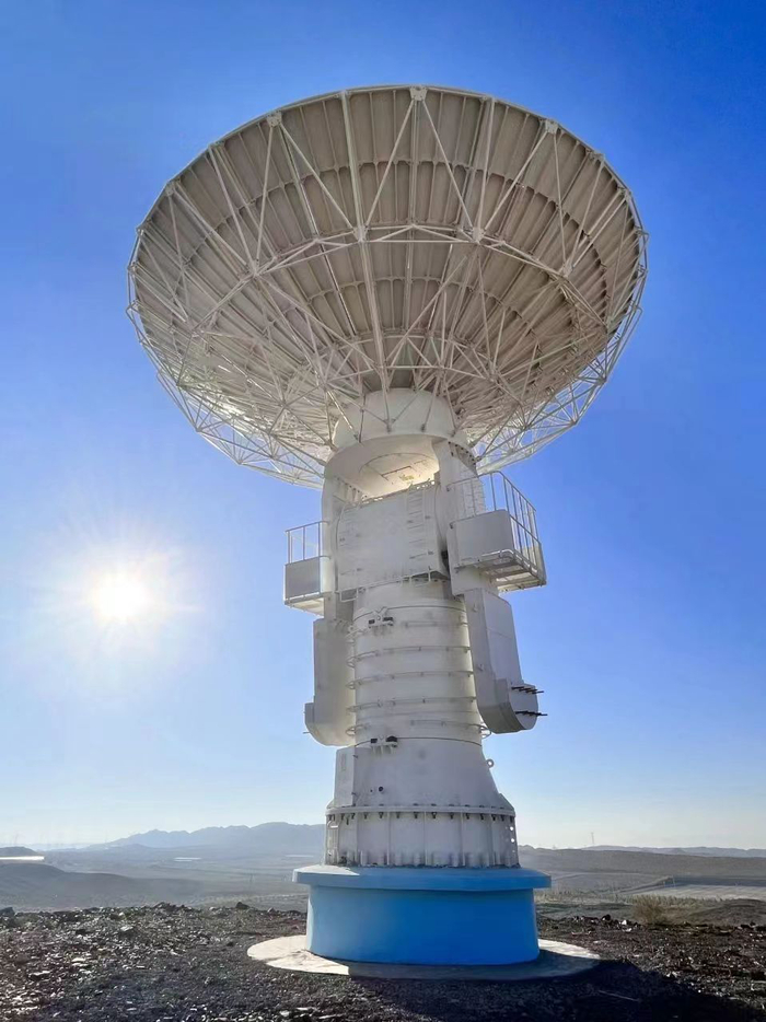 航天驭星自研宁夏中卫7.3米测控站。图/受访者供图