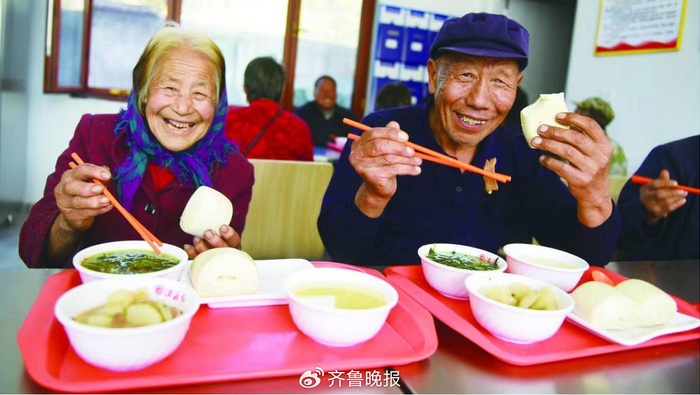 淄博市沂源县南鲁山镇菜园村长者食堂。山东省民政厅供图