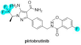 图1. Pirtobrutinib化学结构