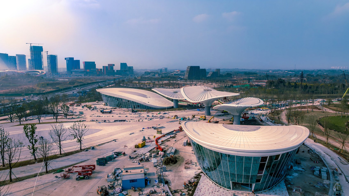 2024成都世园会主会场入口处综合服务馆