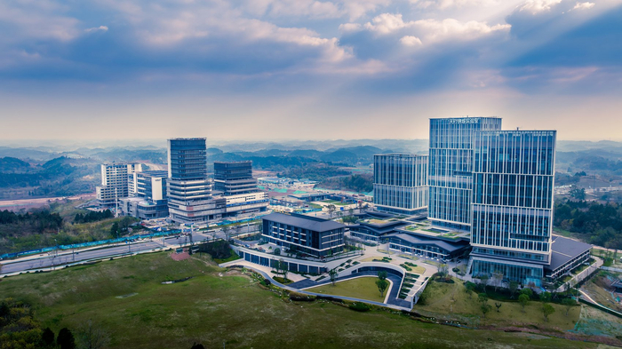成都未来医学城俯瞰图