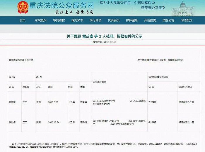 重庆法院公众服务网此前截图（图自微信公众号“长安街知事”）