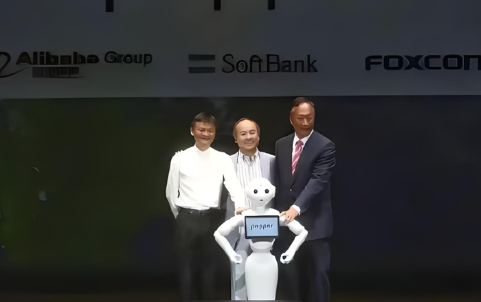 马云、孙正义与新加坡总理李显龙