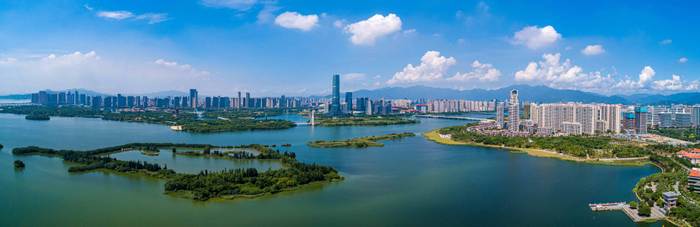 厦门杏林湾整治后的风景美如画。林志杰摄