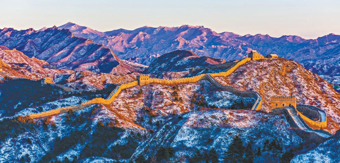 金山岭长城。 郭中兴 摄