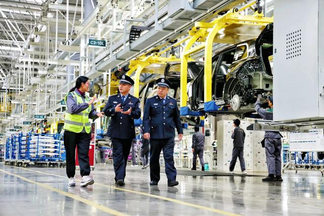 常州市公安局精准服务产业发展。图源：常州市公安局