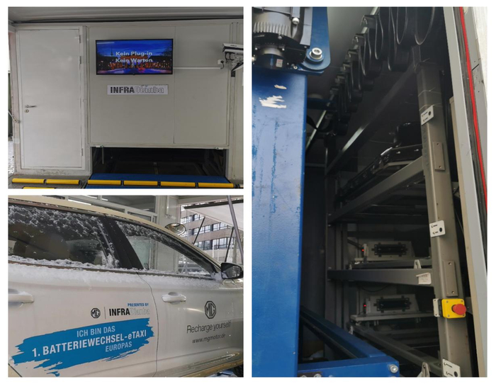 图片说明：位于柏林西港的欧洲首个换充储综合能源站