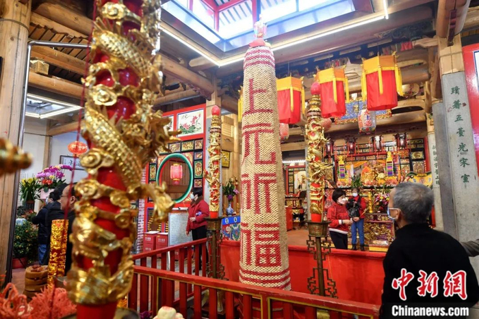 延宁宫蔗塔。中新社记者 吕明 摄