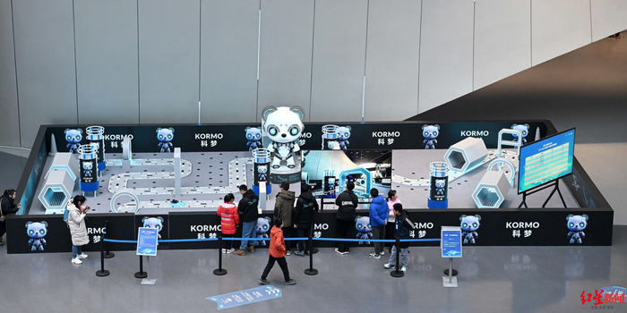 ▲无人机体验区