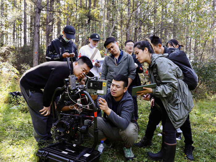 吉林动画学院电影学产实践教学，拍摄视效电影。