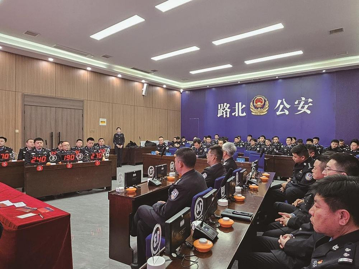     图为竞赛活动现场。    刘丹 摄