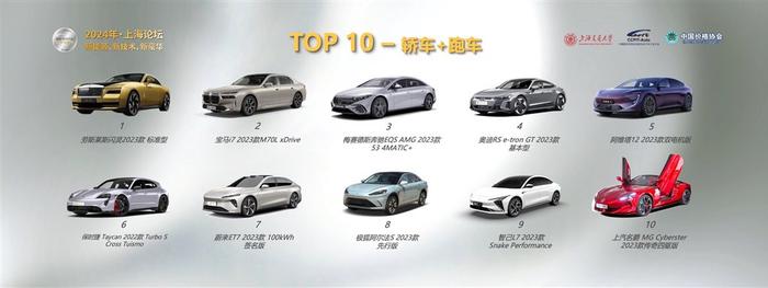 中国智能电动汽车新豪华榜单在沪发布，前十名自主品牌占七成