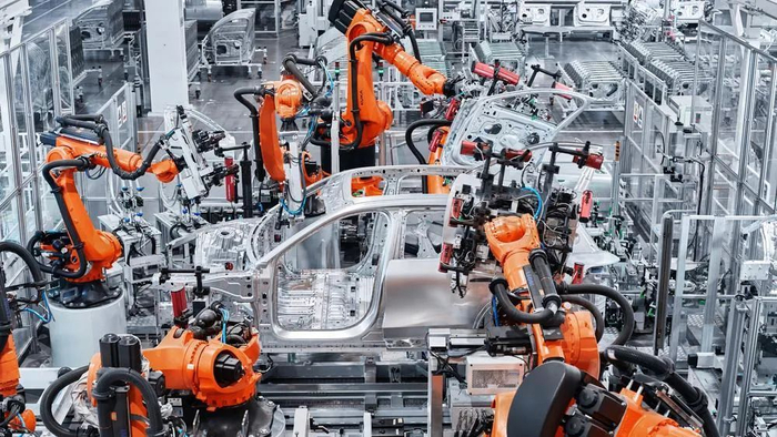 这是2023年10月10日拍摄的蔚来合肥第二生产基地。来源：新华社