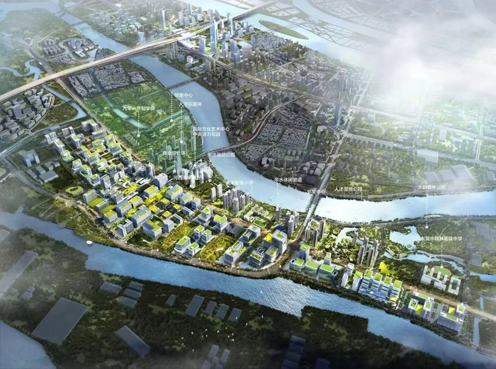 ▲河西片区项目规划效果图