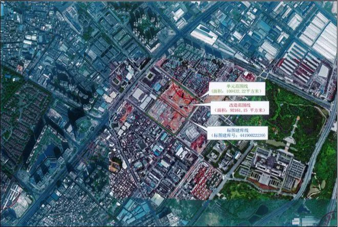 ▲改造单元位置示意图