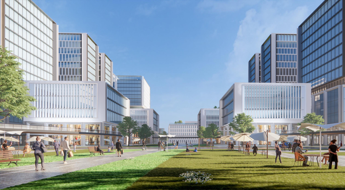 图/广州国锐科学城未来科技谷拟规划改造示意图