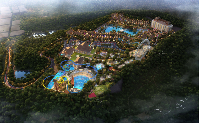 翁源龙泰温泉度假村效果图。