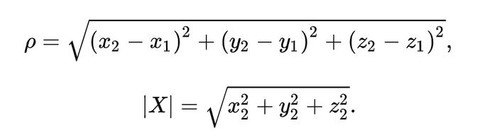 （向量在三维空间的欧式距离计算公式）