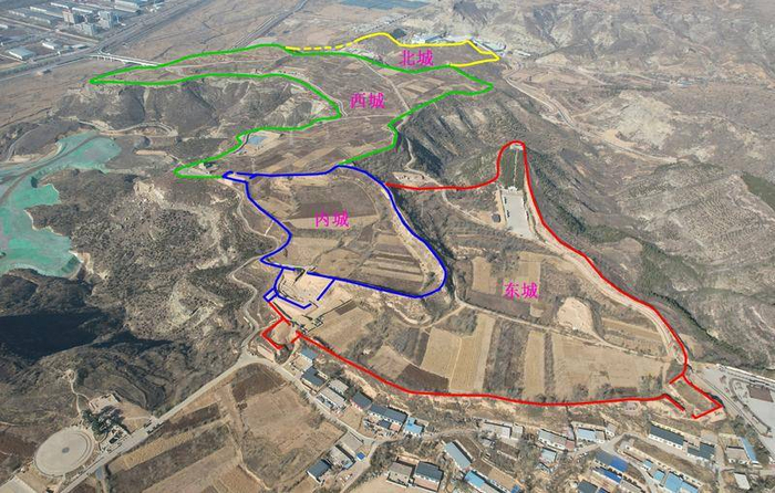△杨家城城垣结构示意图