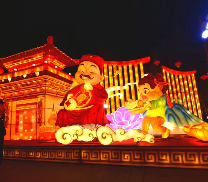 辽宁朝阳龙年迎春灯会盛大启幕_新浪新闻