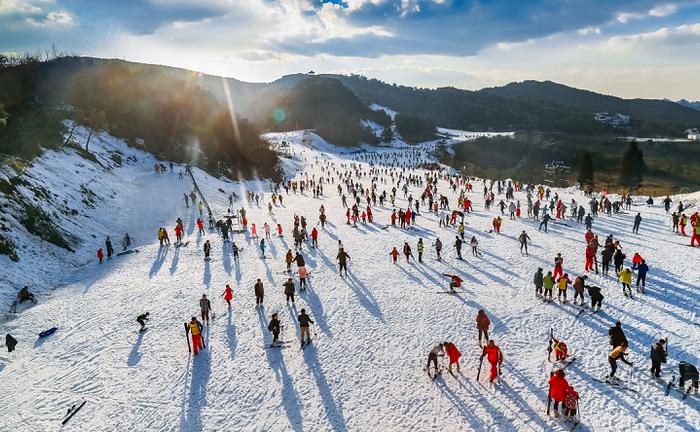 苍南玉苍山滑雪场图片